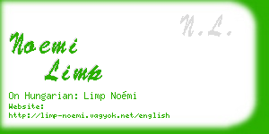 noemi limp business card